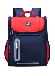 Eazy Kids Ergonomic School Bag, Red/Blue