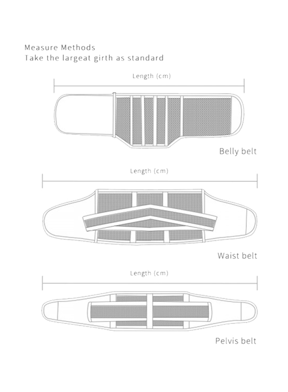 Sunveno 3-in-1 Adjustable Maternity Belt, Nude, XXL