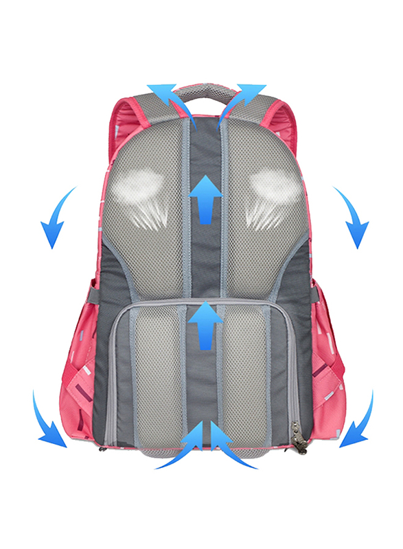 Sunveno 2-in-1 Diaper Backpack Bags, Pink