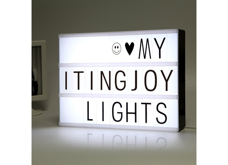 Eazy Kids Letter Light Box, A4, White