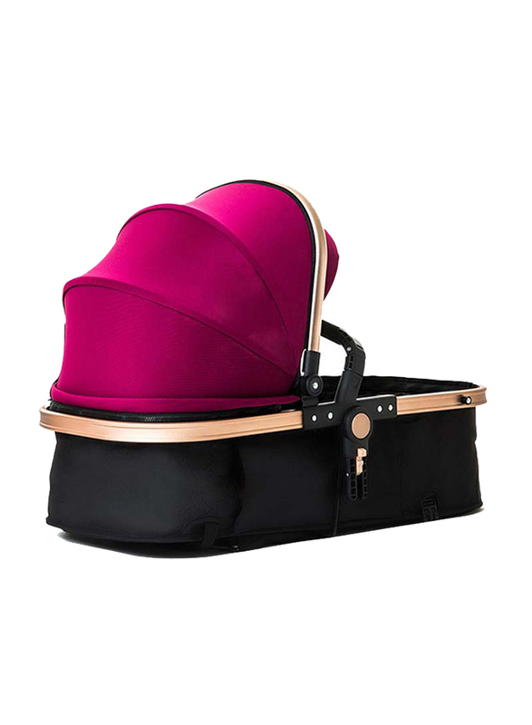Teknum 3-in-1 Pram Stroller, Wine