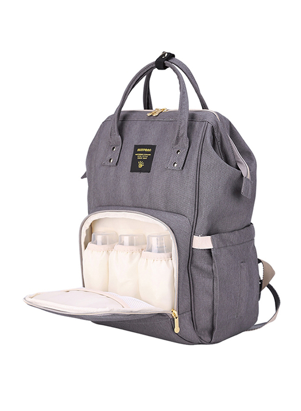Teknum A1 Stroller with Sunveno Grey Diaper Bag, Pink
