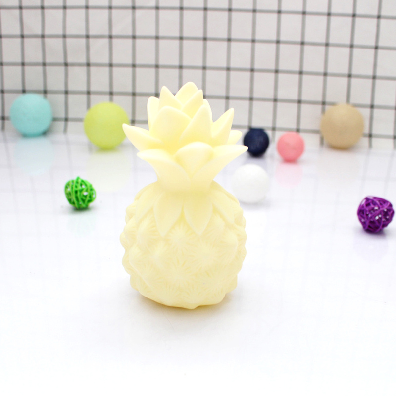 Eazy Kids Pineapple Shape Lamp Light, Yellow