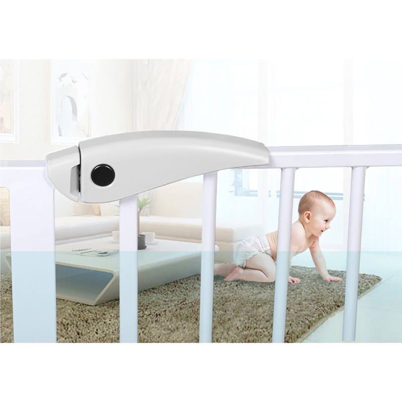 Baby Safe Metal Safety Gate, White