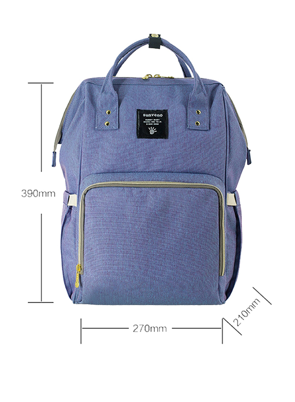 Sunveno Diaper Backpack Bag, Blue Purple