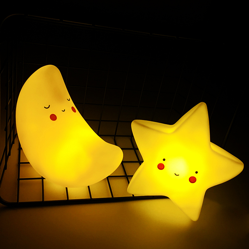 Eazy Kids Star Shape Lamp Light, Yellow