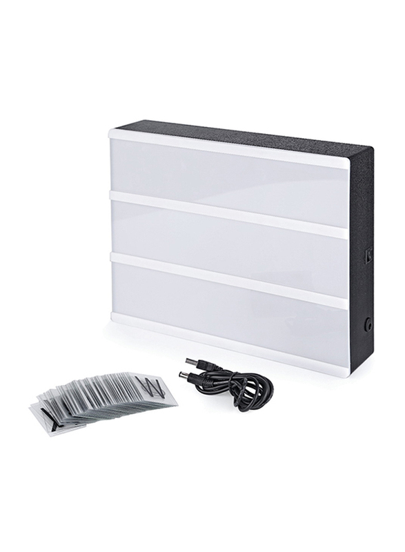 Eazy Kids Letter Light Box, A4, White