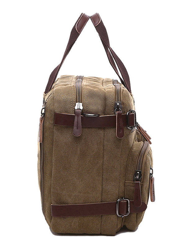 Sambox Convertible Travel Laptop Backpack Bag, Khaki