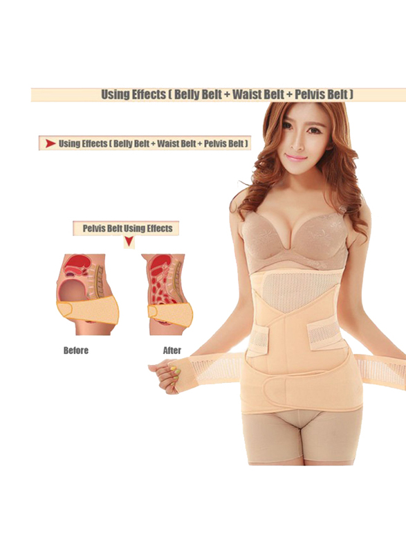 Sunveno 3-in-1 Adjustable Maternity Belt, Nude, XXXL