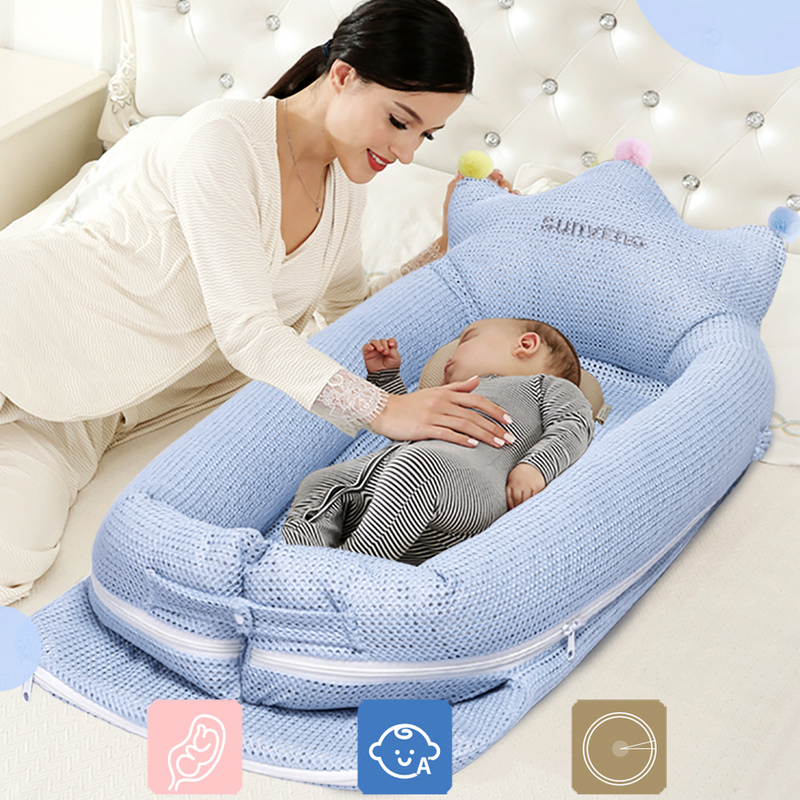 Sunveno All Season Royal Baby Bed, Blue
