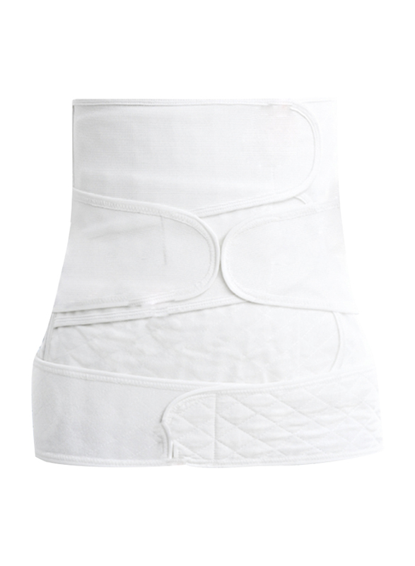 Sunveno Breathable Postpartum Abdominal Belt, White, Medium