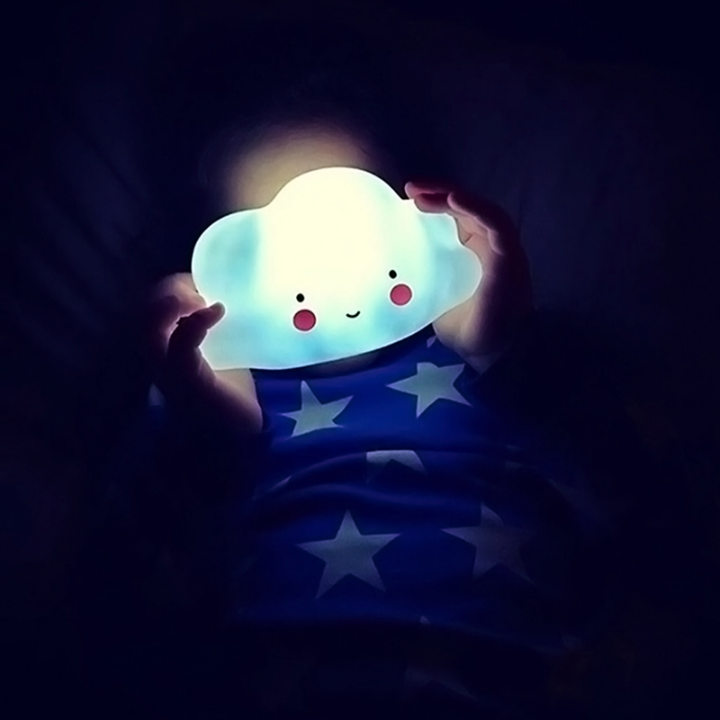 Eazy Kids Cloud Shape Lamp Light, Blue