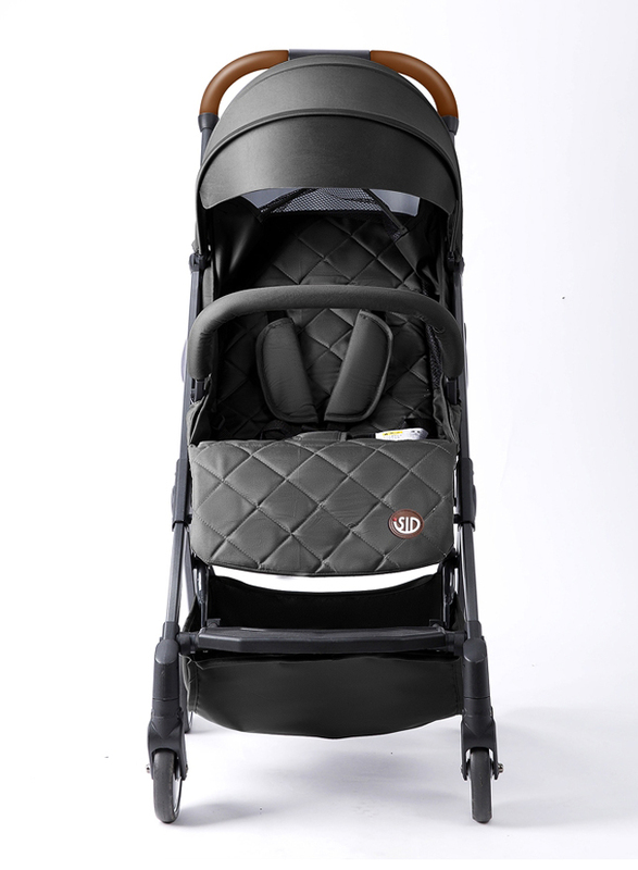 Teknum Travel Lite Baby Stroller, with Sunveno Unicorn Diaper Bag and Clutch Combo, Black