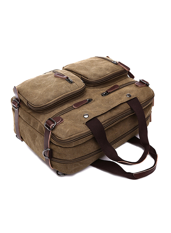 Sambox Convertible Travel Laptop Backpack Bag, Khaki