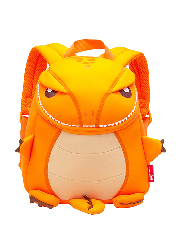 

Nohoo Jungle Backpack Bag for Kids, T-Rex, Orange