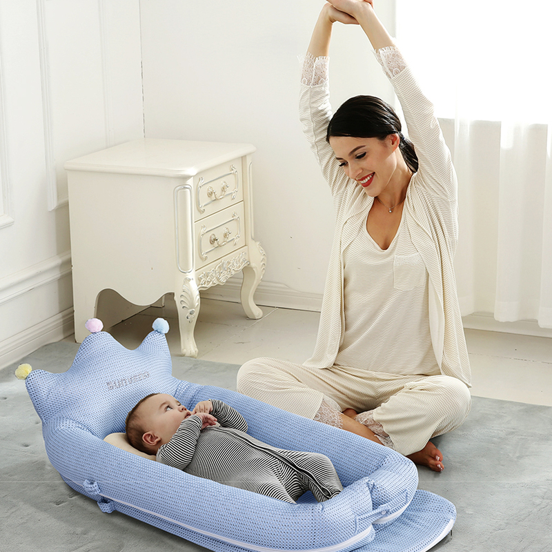 Sunveno All Season Royal Baby Bed, Blue