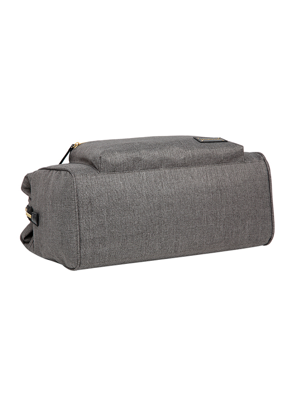Little Story Zera Mom Dad Diaper Bag, Grey
