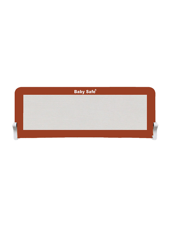 Baby Safe Safety Bed Rail, XL, 120x42 cm, Brown