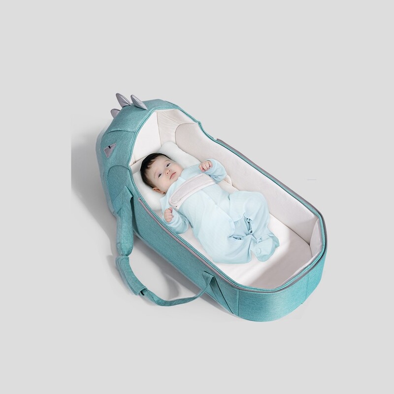 Sunveno Foldable Travel Baby Carry Cot, Green