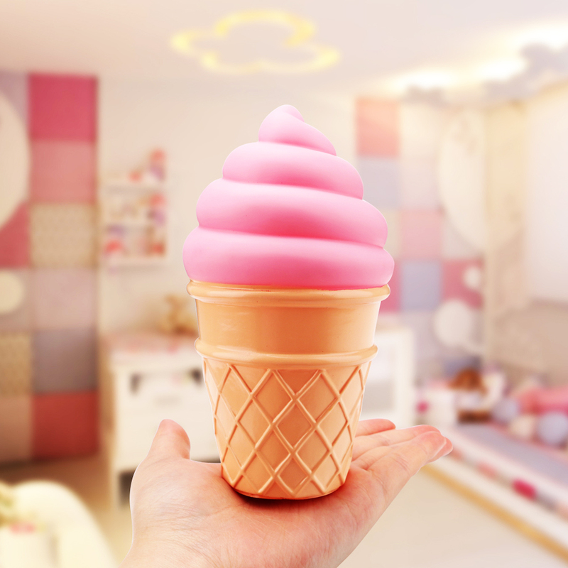Eazy Kids Ice Cream Shape Lamp Light, Pink