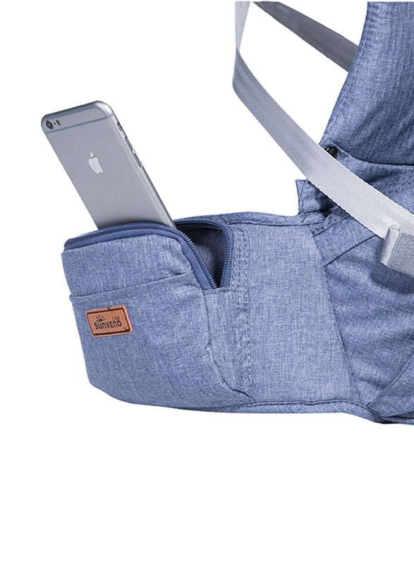 Sunveno Kangaroo Style Ergonomic Baby Carrier, Blue