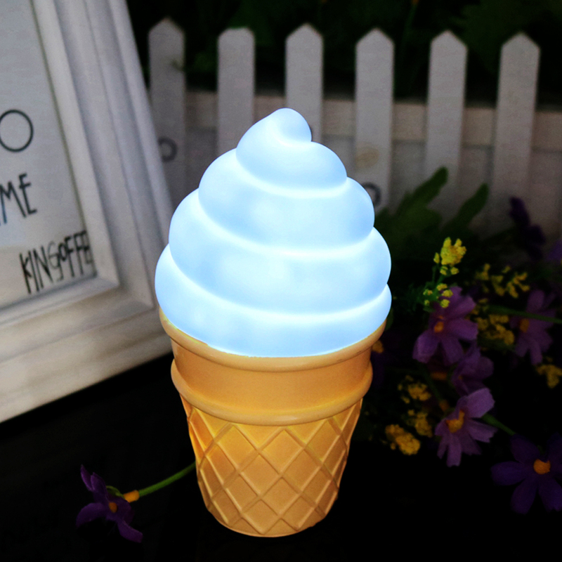Eazy Kids Ice Cream Shape Lamp Light, Blue