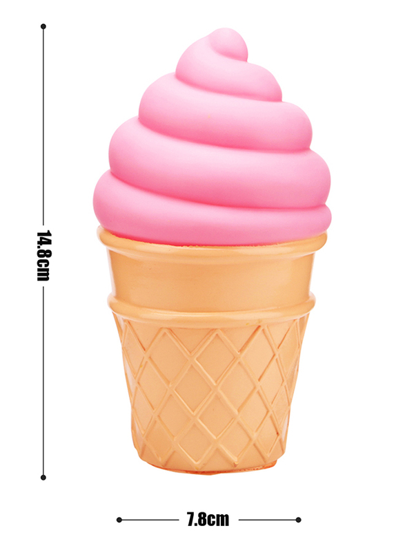 Eazy Kids Ice Cream Shape Lamp Light, Pink