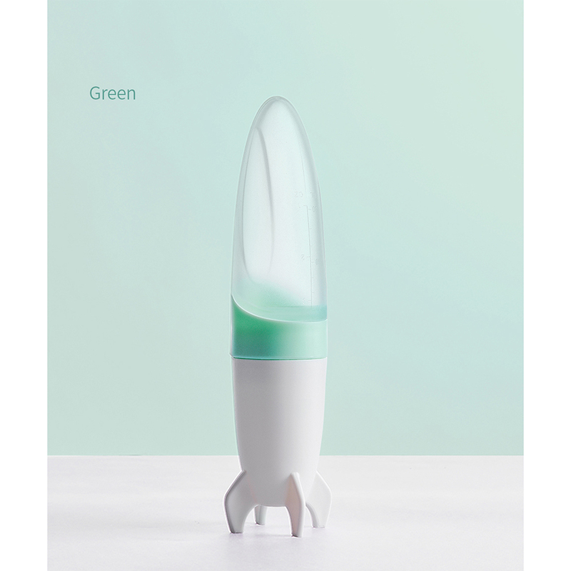 Sunveno Baby Feeding Spoon Dispenser, Green