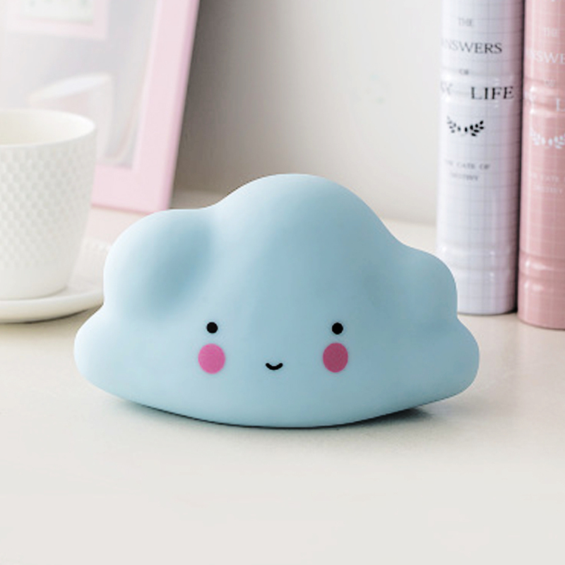 Eazy Kids Cloud Shape Lamp Light, Blue