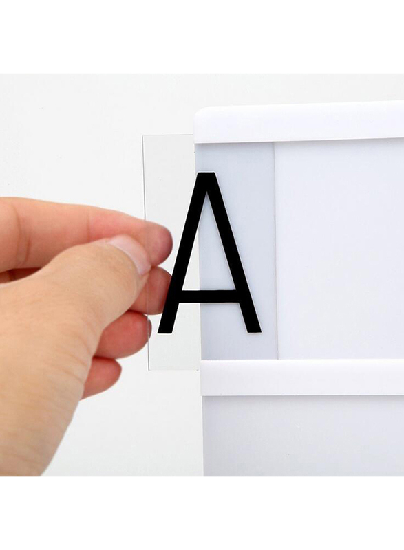 Eazy Kids Letter Light Box, A3, White
