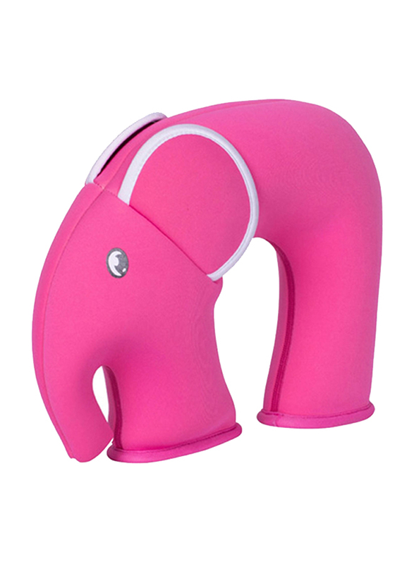 Nohoo Jungle Travel Kids Pillow, Elephant, Pink