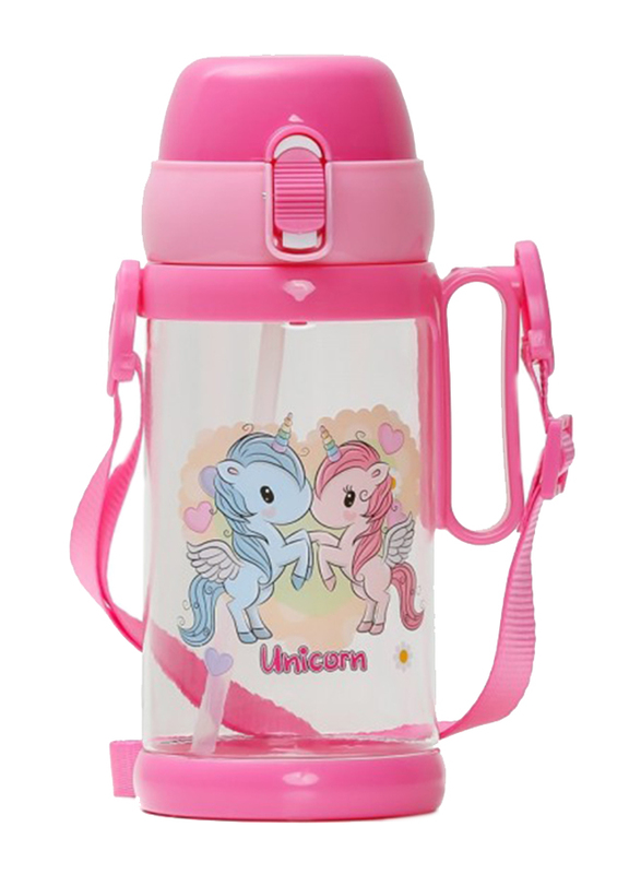 

Eazy Kids Unicorn Bestie BPA Free Water Bottle, Pink