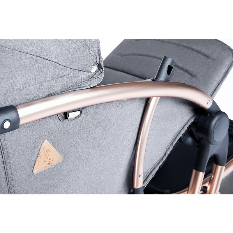 Teknum Feather Lite A1 Traveller Baby Stroller by Aimile, Grey