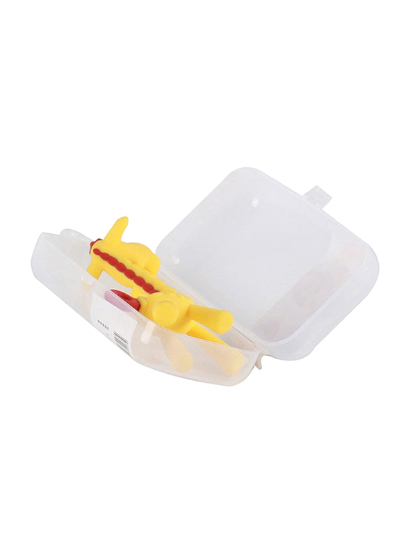 Eazy Kids Giraffe Silicone Teether, Yellow