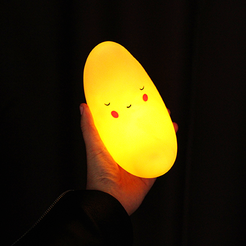 Eazy Kids Moon Shape Lamp Light, Yellow