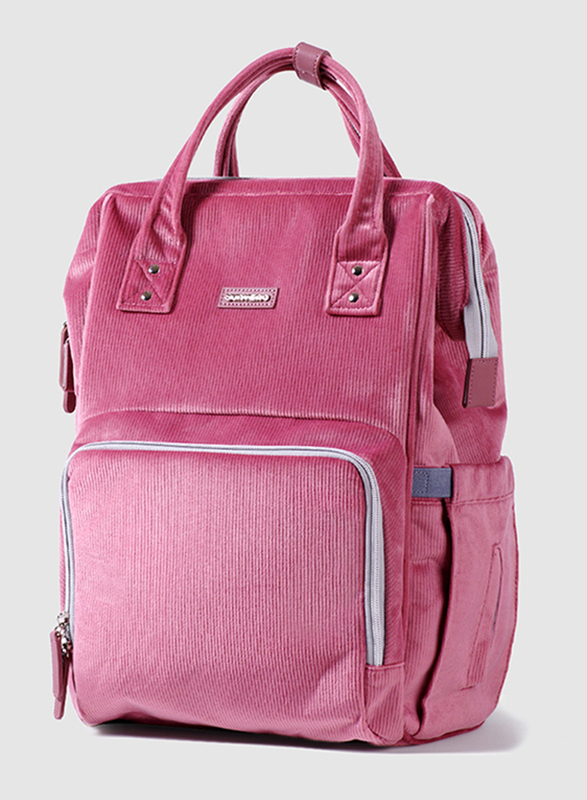 

Sunveno Corduroy Diaper Bag, Pink
