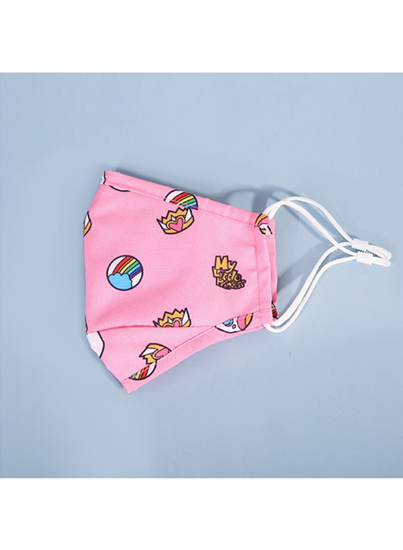 Nohoo Unicorn Kids Reusable Face Mask, Pink, One Size