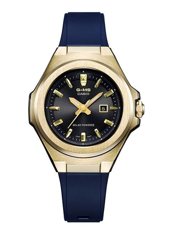 

Casio Baby-G Analog Watch for Women with Resin Band, Water Resistant, MSG-S500G-2ADR, Navy Blue-Black