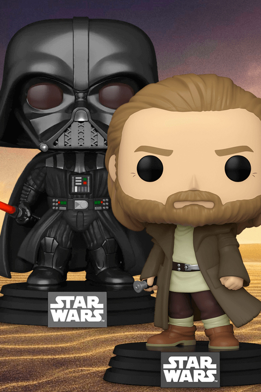 

Funko Pop! Star Wars Obi-Wan Kenobi & Darth Vader Metallic Exclusive, Ages 15+