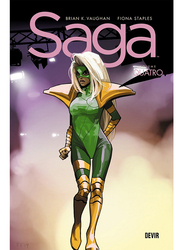 Saga Trade Volume 04 (MR), Paperback Book, By: Brian K. Vaughan, Fiona Staples