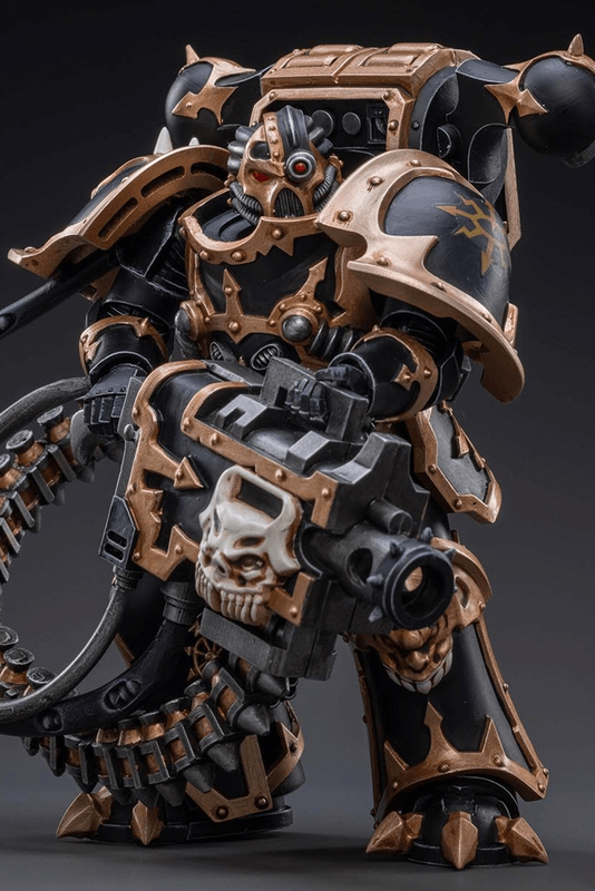 

Joytoy Warhammer 40k Black Legion Havocs Marine 04 1/18 Scale Action Figure, Ages 15+