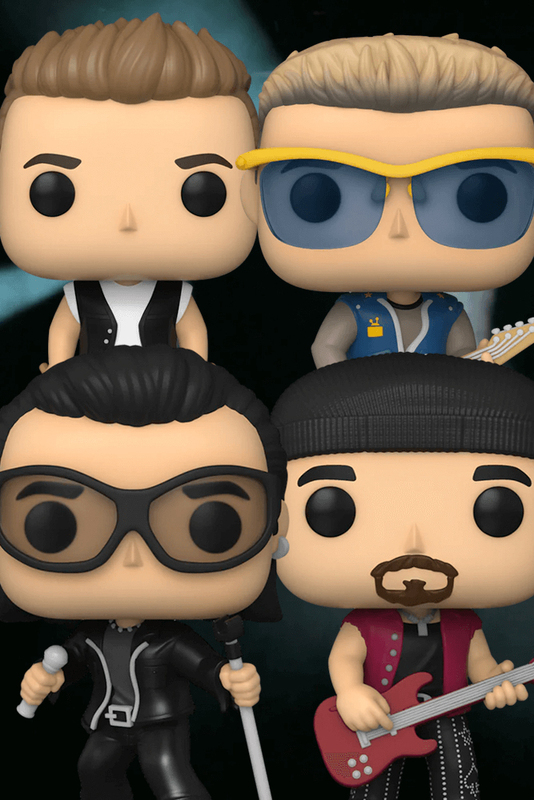 

Funko Pop Rocks: U2 Zoo Tv 4 Pack Exclusive Vinyl Figures, Ages 15+