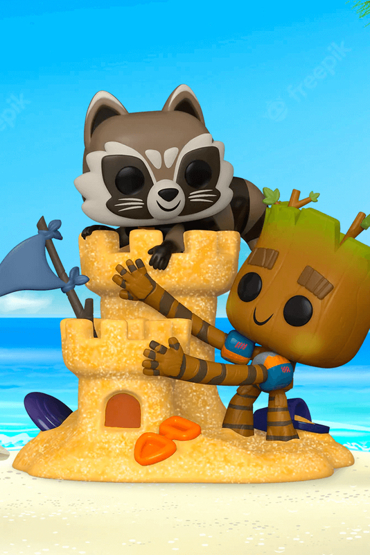 

Funko Pop Moment: Guardians Of The Galaxy Rocket & Groot Exclusive Figure, Ages 15+