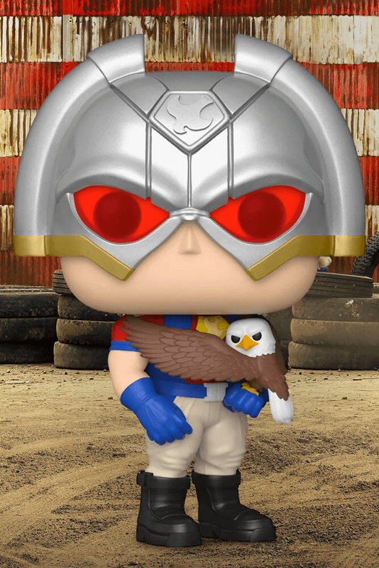 

Funko Pop! Television: Peacemaker The Series Peacemaker with Eagly Bobblehead Figures, Ages 15+
