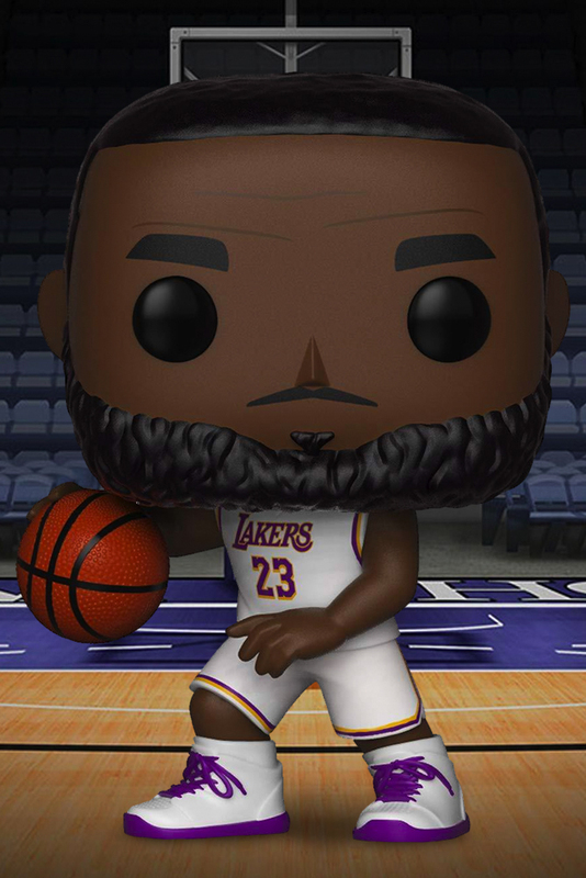 

Funko Pop! Basketball Los Angeles Lakers Lebron James White Uniform, Ages 15+
