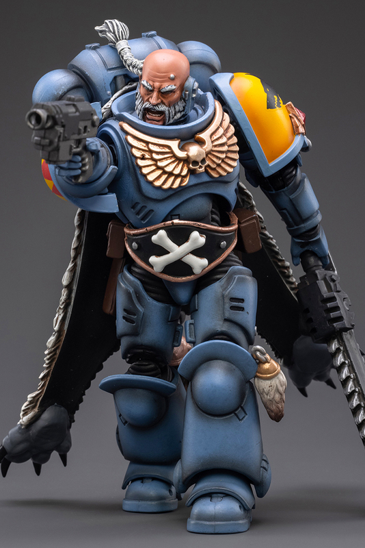 

Joytoy Warhammer 40k Space Wolves Claw Pack Brother Gunnar 1/18 Scale Action Figure, Ages 15+