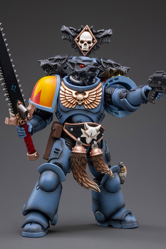 

Joytoy Warhammer 40k Space Wolves Claw Pack Brother Torrvald 1/18 Scale Action Figure, Ages 15+