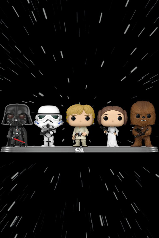 

Funko Pop! Star Wars Vinyl Figure Set Bobblehead Figures, 5 Pieces, Ages 15+