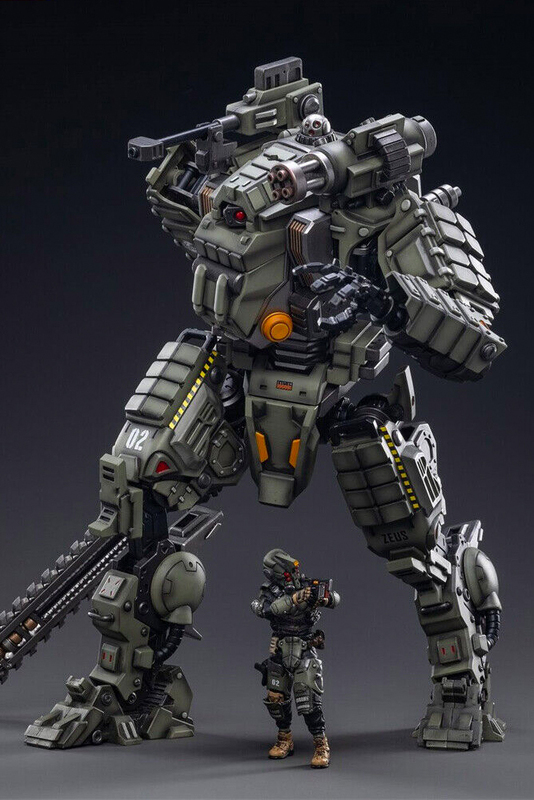 

Joytoy New Zeus Mecha Heavy Firepower Model 1/18 Scale Action Figure, Ages 15+