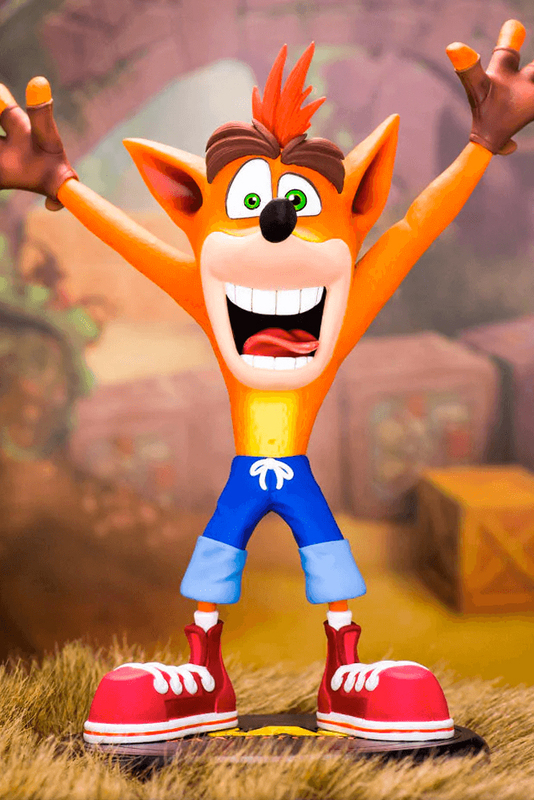 

First 4 Figures Crash Bandicoot Regular Edition PVC Statue, Ages 15+